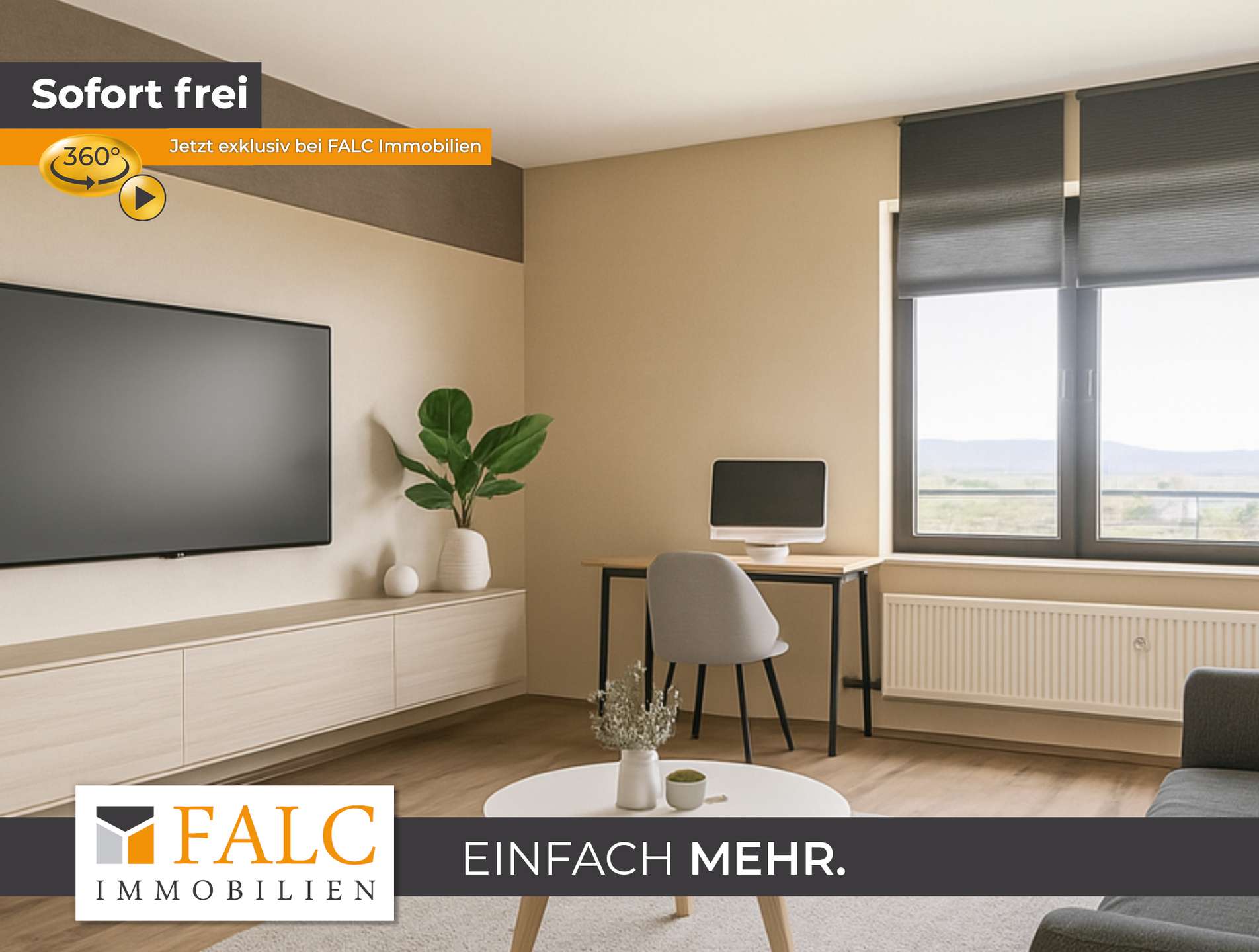 Zimmer 1 mit KI möbliert